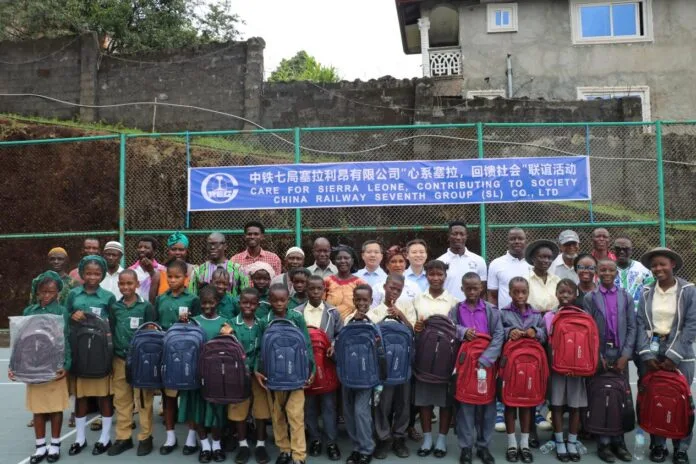 China Railway Seventh Group Supports Mongegba Students with Educational Donation