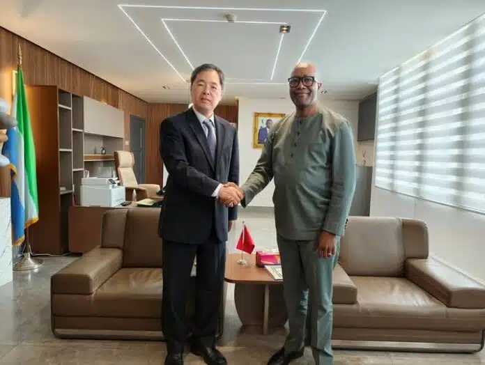 Chinese Ambassador Meets Sierra Leone's New Foreign Minister, Discusses 55 Years of Ties
