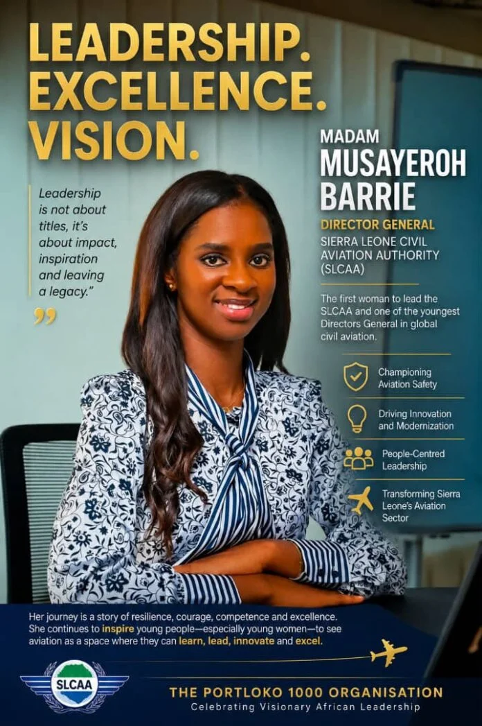 Sierra Leone Aviation Chief Recognized Among 50 Most Influential Women