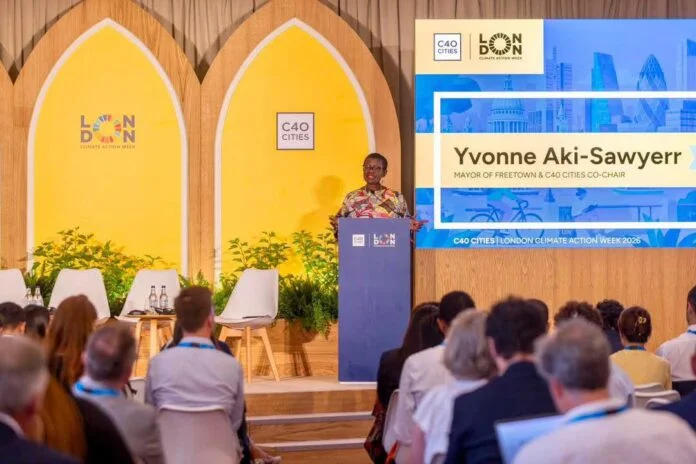 Freetown Mayor Champions Global South Urban Climate Action at London Summit