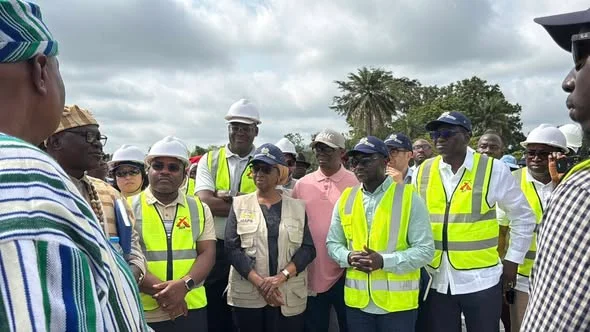 World Bank Endorses Manowa Bridge Progress, Hailing Rural Transformation in Sierra Leone