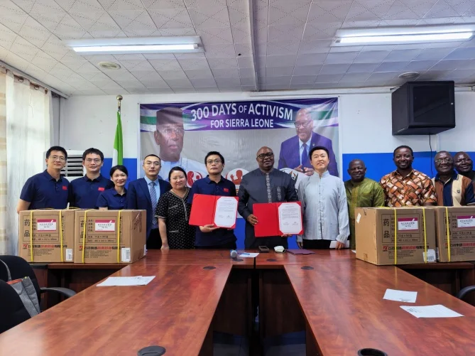 Sierra Leone Receives Vital Lassa Fever Medicine from China