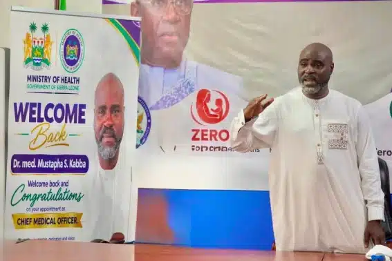 Dr. Mustapha Kabba Assumes Office as Sierra Leone's Chief Medical Officer