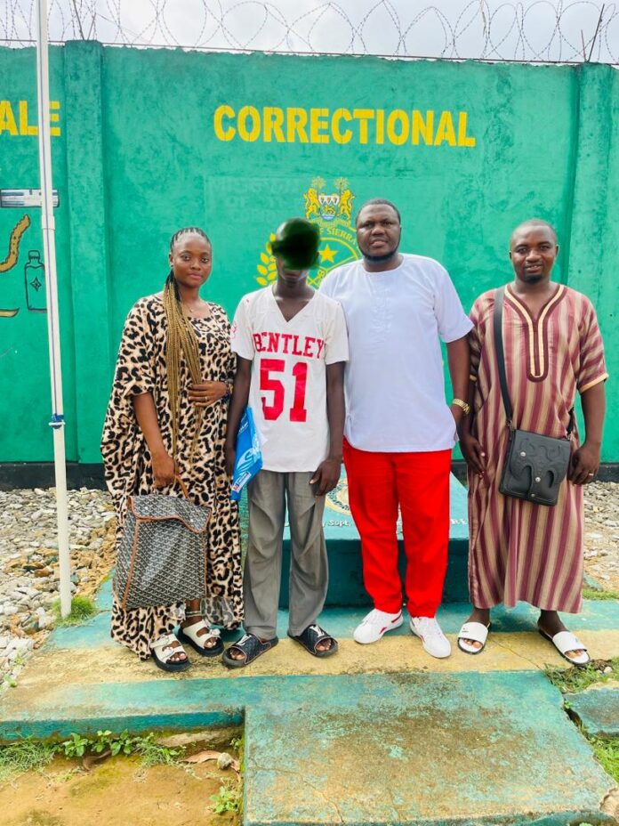 Liberian National Released from Bo Correctional Centre Thanks to Charity and Music Support