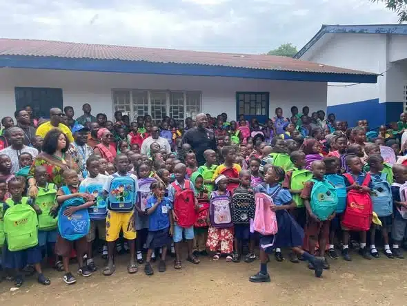 GEED Foundation Supports 300 Freetown Schoolchildren with Educational Materials