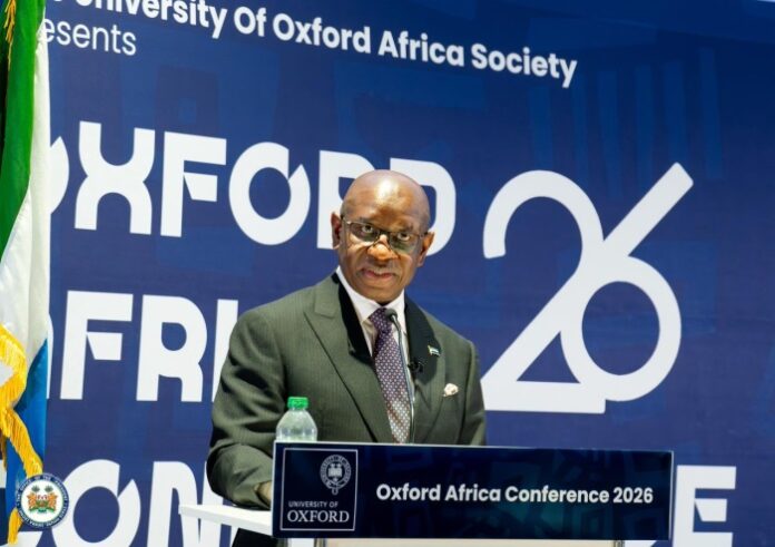 President Bio Calls for Strong Institutions and Tangible Democracy at Oxford Africa Conference