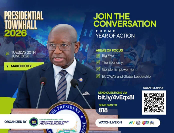 President Bio to Hold Third Annual National Town Hall in Makeni